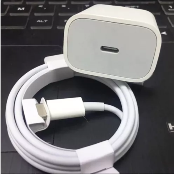 Cargador Y Cable Lightning Usb-c Blanco 20w Para iPhone X/xs/11/12/13/14 - Image 3