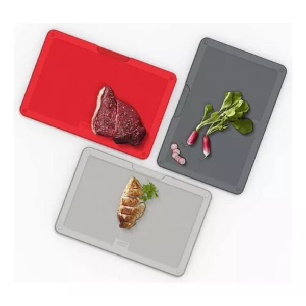 Set De 3 Tablas Joseph Duo Estuche De Cocina De Color Gris