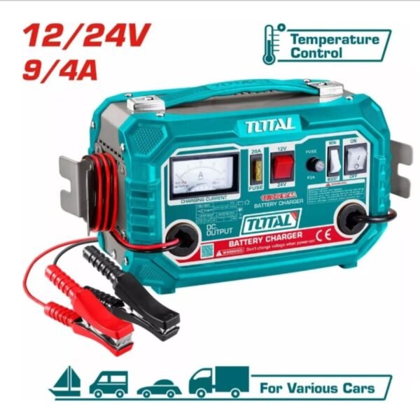 Cargador Batería Auto Lancha Camioneta Total 12/24 V 180 Amp