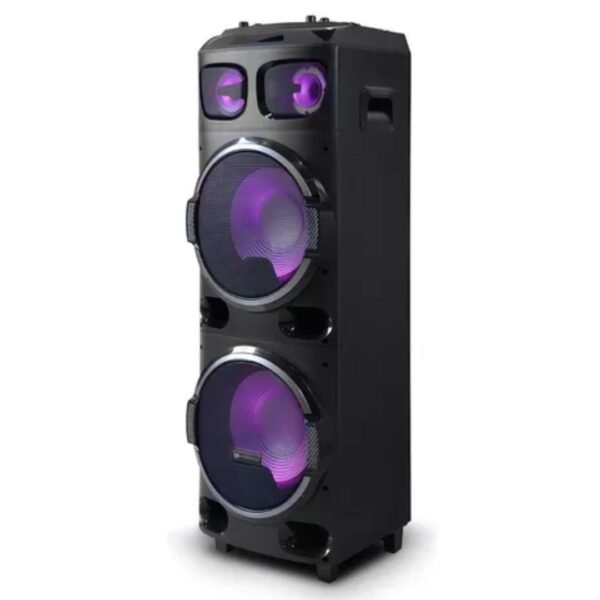 Parlante Bafle Potenciado Ken Brown Monsterbox 3 Vias Woofer Color Negro - Image 2