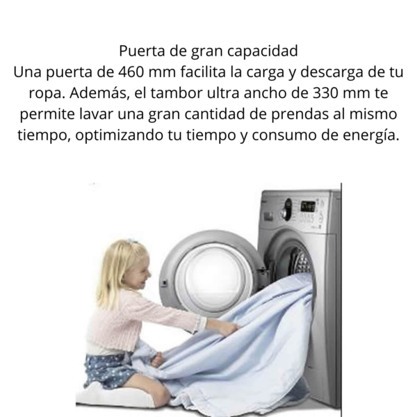 "LAVARROPAS SAMSUNG PLATA MOD WW65MON-HUU 6.5KG 1000RPM"  (CONSULTAR PRECIO OFERTA) - Image 5