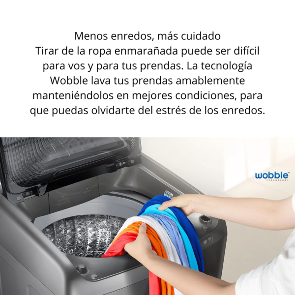 "LAVARROPAS SAMSUNG MOD WA70F5S4UDW7KG 700RPM" (CONSULTAR PRECIO OFERTA) - Image 4